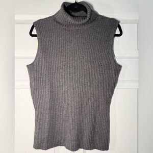 Basic Editions Vintage Gray Knit Turtleneck